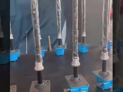 اليدوي القاعدة الدورانية تخفيض رفع / ناقل الدودة معدات المسامير جاك