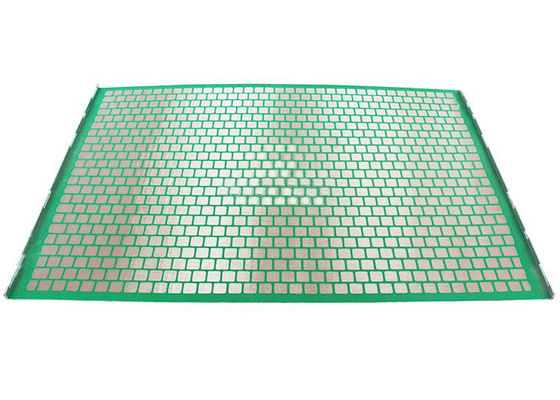 Steel Frame High Frequency Hook Strip Flat Shale Shaker Screen with Customized Dimension for Mud Vibrating