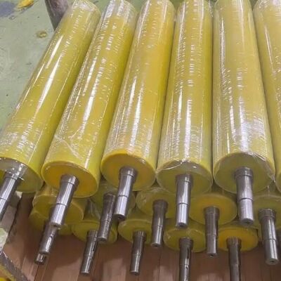 Durable Silicon Rubber Coated Rubber Roller for Coating Industry with 13000mm Maximum Face Length and 3000m/min Maximum Speed