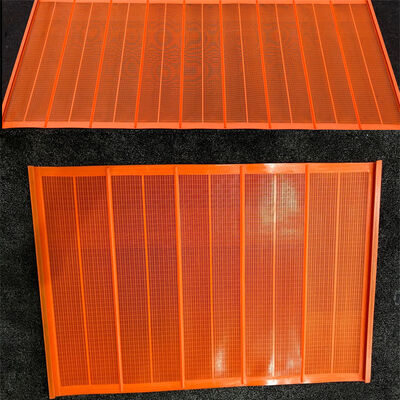 Red Color High Wear-Resistant Polyurethane Wet Screen 1040*700mm for Fine Screening