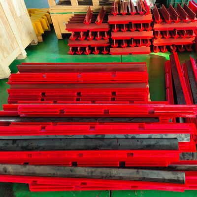 Polyurethane Dewatering Mesh 305mm Width 4mm Slot Rail Support
