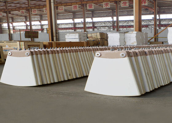 Ceramic Filter Plate Al2O3 Material High Stability Chemical Industry Solid Separation