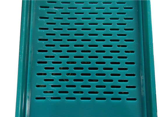 Mining vibrating screen mesh PU flip flop screen for coal washing made from highly resilient polyurethane elastomer with bolting and clamping systems in customizable colors