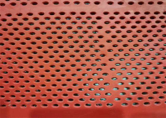 1m Width Rubber Screen Panel with Hook Installation and Customizable Aperture for Mining Applications