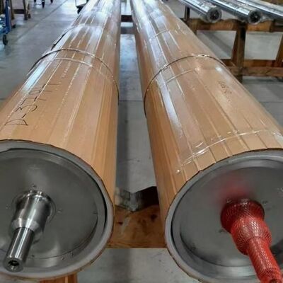 Synthetic Rubber Coated Rubber Roller For Functional Film Manufacturing With 13000mm Maximum Face Length And 3000m/min Maximum Speed
