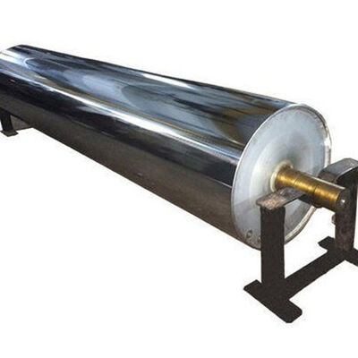 Hard Chromium Plated Cooling Roller for Plastic Sheet Extrusion with Temperature Difference ≤0.5 Degrees and Hardness HRC62