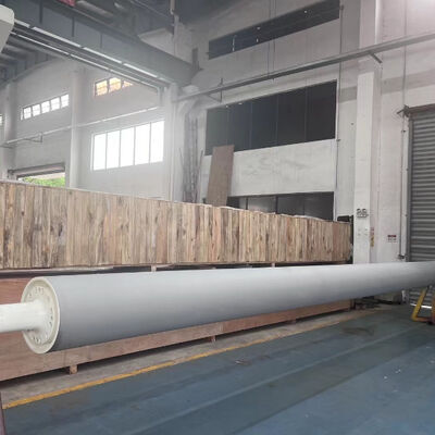 Q345 Material Cooling Roller with Anti-Adhesion Coating for BOPP/BOPET Films and Precision Surface Finish