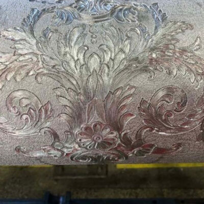 Wallpaper Embossing Roller with 100-1500mm Diameter Chrome Plating and HV1100/HRC62 Hardness