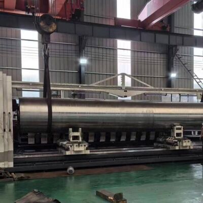 Stainless Steel SS304 Vacuum Pick Up Suction Couch Roll for Paper Machine with 400-1200mm Diameter and 2000-9000mm Face Length