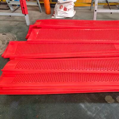 Polyurethane Flip-Flop Screen with 5mm Aperture and 7mm Thickness for High-Efficiency Compost Sorting