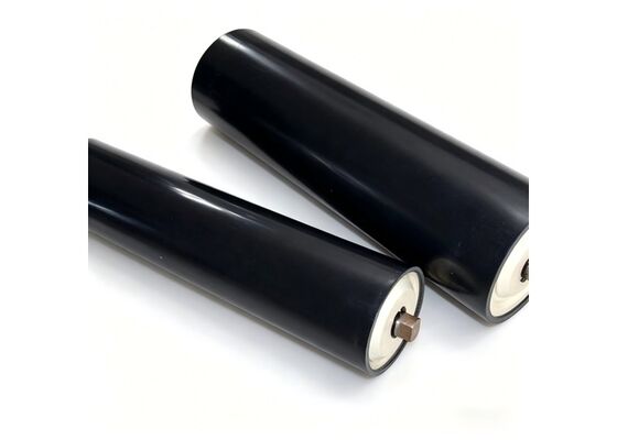 Wear Resistant Rubber Disc Return Idler with Solid Steel Shaft