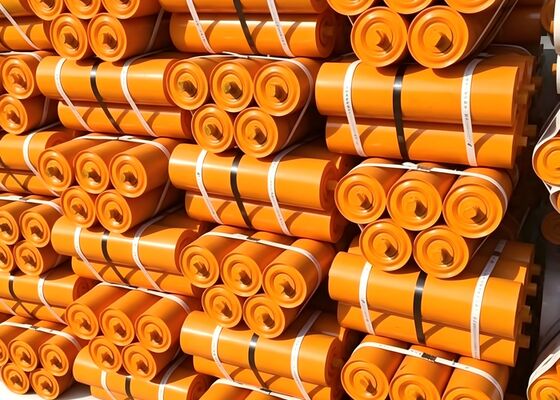 Wet Material Anti-Stick Rubber Disc Return Idler Roller