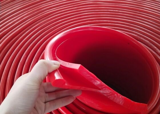 Polyurethane Conveyor Skirting Strip Heavy Duty Dust Seal Aggregate Belt Conveyor