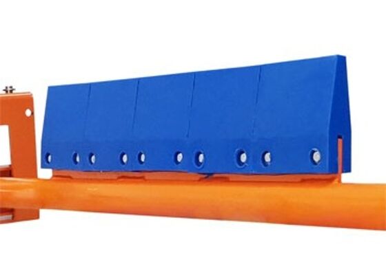 Polyurethane Conveyor Belt Cleaner Blue Blade Efficient Carryback Removal System