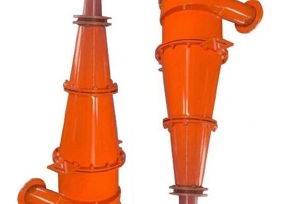 High Density PU Lined Hydrocyclone For Copper Ore Slurry Separation And Grading
