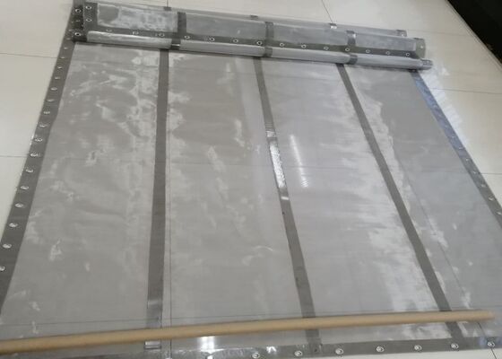 High-Temp Folded Edge Screen 304 Stainless Steel >80°C for Chemical Processing