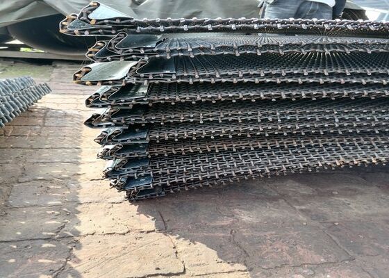 Long Service Life High Manganese Steel Vibrating Screen Mesh for Stone Crushing Plants