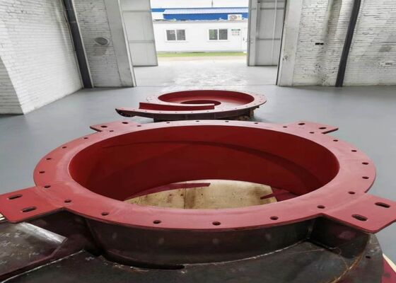 Bolt Fixed Natural Rubber Wear Liner with 80 Shore A Hardness and Liquid-Phase Processing for Mining Wear Protection