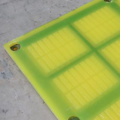 Polyurethane Vibrating Screen Mesh Dewatering Panel for Fine Sand Recycle with 305x305mm Size and 0.125mm Aperture