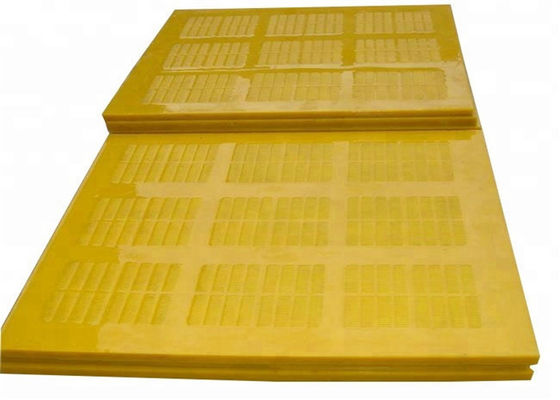 Polyurethane Dewatering Screen Panel with Low Noise Operation, Steel Frame and Polyurethane Surface, Customizable Screen Dimensions