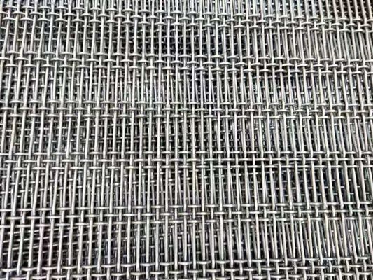 Poly Ripple Rectangular Shape Aperture Vibrating Screen Wire Mesh with Minimum 3mm Aperture for Mine and Quarry