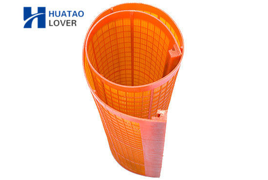Tensioned Polyurethane Fine Screen Mesh with 0.045mm - 1.5mm Hole Width for High Frequency Vibrating Screener and 6-12 Months Lifetime