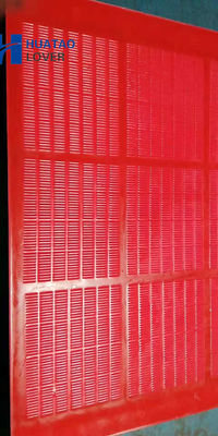 305mm Width Modular Polyurethane Dewatering Screen Panel with Self-Relieving Apertures for Sand