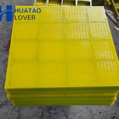 305mm Width Modular Dewatering Vibrating Screen Panel with Steel Frame and Polyurethane Surface for Sand and Gravel