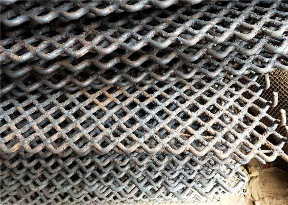 65Mn High Carbon Steel Woven Wire Mesh Vibrating Screen Mesh with Embedded Weave for Wear-Resistant Applications