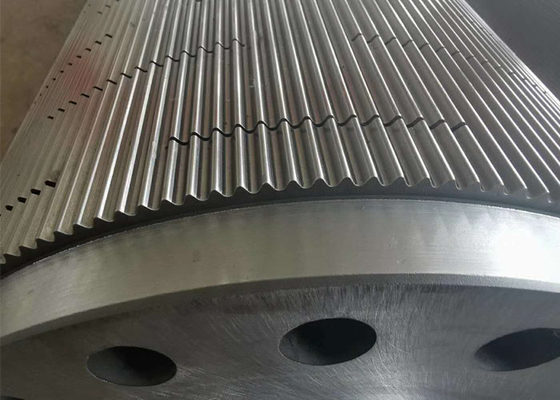 A / C / B / E / F بكرة مموج مطلية بالكروم من النوع الناي للماكينة المموجة