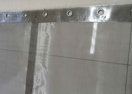 شبكة غربال من الفولاذ المقاوم للصدأ بنسيج عادي مقاوم للتآكل بفتحة 0.1 مم لتطبيقات المحاجر والتعدين