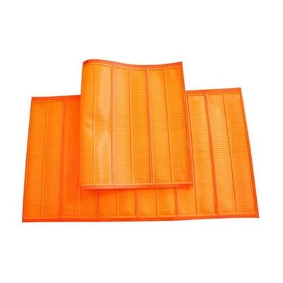 شاشة رفيعة التردد PU مع فتحة 0.1mm 35% منطقة مفتوحة لآلات الاهتزاز 1040x700mm