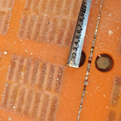 30mm سمك بوليوريثان شبكة بو لمصانع غسل الفحم