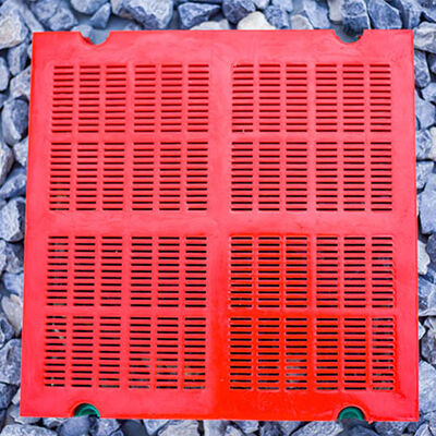 شاشة جديدة عالية المرونة للتعدين من الفحم الشبكة الهزاز البولي يوريثان PU شاشة خطية النوع مع ضمان 6 أشهر