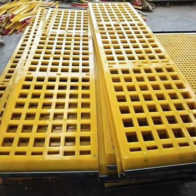 30mm سمك عالية مقاومة للاستعمال لوحة شاشة البوليوريثان لمعالجة خام الزنك