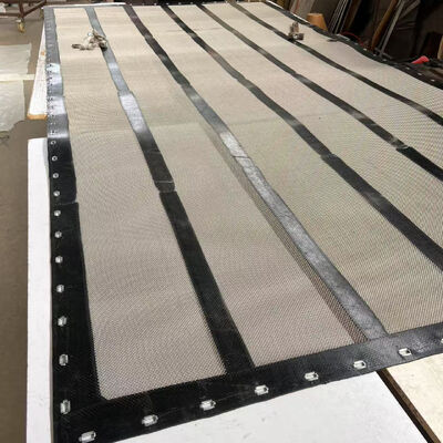 HUATAO High-Temp 180° Folded Edge Grommet Screen with 316 Stainless Steel for Mining Use