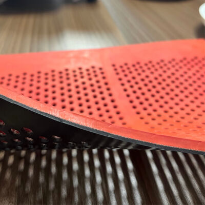 حصيرة غربلة مطاطية بسمك 8 مم مانعة للانسداد بفتحات مستطيلة للغربلة الرطبة والجافة