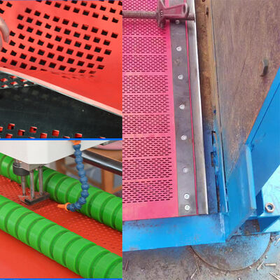 1.25m عرض 8mm سمك اللوحة الشاشة المطاطية مع تثبيت خطاف للفحص الجاف