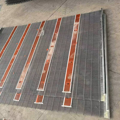 مزق النسيج البولي الموجة التنظيف الذاتي الشبكة الشاشة للسيطرة التعدينية السوداء في الشاشة الاهتزاز