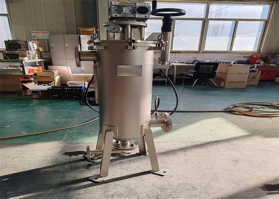 مرشح زيت صناعي مع غطاء مرشح التنظيف الذاتي الآلي