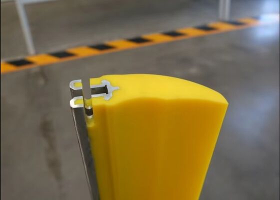 نظيفة الحزام النقل البولي يوريثان الزرقاء شفرة فعالة نظام إزالة Carryback