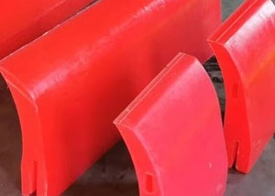 ناقل البولي يوريثان نظيفة شفرة أسود لون عالية الكفاءة ناقل المواد السائبة