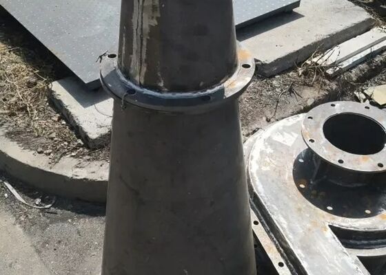 الجدار السميك البلاستيكي هيدروسيكلون مقاوم للارتداء للاستخدام على المدى الطويل في التعدين