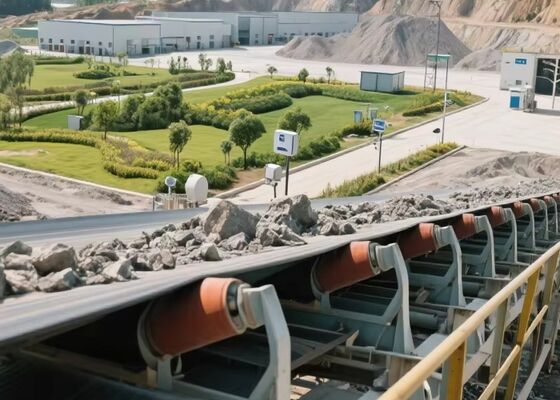 الحزام الناقل للخدمات الثقيلة المطاط الصناعي المقاوم للاستعمال في المواد السائبة
