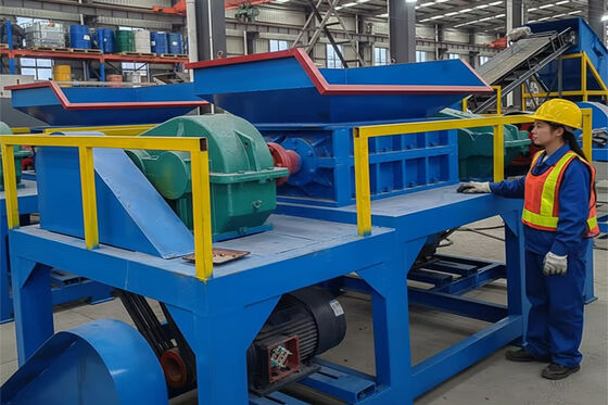 4200kg الوزن الثقيل مزدوج العمود الممزق للاستخدام في المصنع