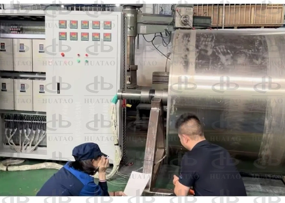 أسطوانة تسخين حثية بطول كامل وموزعة للحرارة لأجزاء الليثيوم والصحافة الساخنة غير المنسوجة