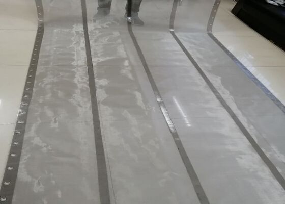 HUATAO شاشة غروميت عالية الحرارة 304L من الفولاذ المقاوم للصدأ تطبيقات تعدين الحافة المطوية
