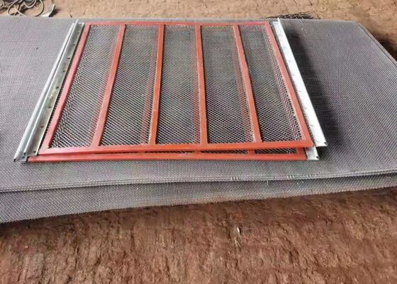 شبكة شاشة التعدين مع التنظيف الذاتي وتصميم مكافحة انسداد
