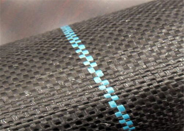 دائم Geosynthetic النسيج غزل مسطح PP المنسوجة المموه لمنع نمو العشب