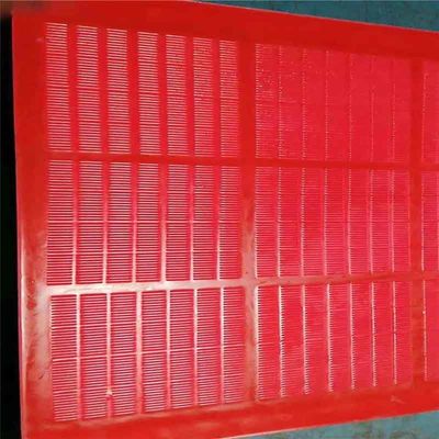 لوحة شاشة البولي يوريثين المعيارية WS 85 مقاس 305 × 305 مم، وصلة 0.075 مم، مقاومة للتآكل لتصريف مناجم الفحم